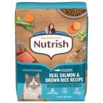 Nutrish Rachael Ray Dry Cat Food Real Salmon & Brown Rice Recipe, 14 lb. Bag