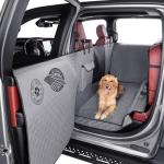 Dog Hammock For Truck with Fold Up Seats - Heavy Duty Crew Cab Size Floor Cover with Door Protection - Waterproof Truck Dog Seat Cover Back Seat with Door Protection - Machine Washable with Travel Bag