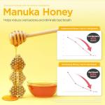 DR.PETRA PETZZLE Honeycomb Dental Plus Dog Dental Chews, Treats, Dog Teeth Cleaning, Dental Care Snacks - Tartar & Breath Care Formula (Manuka Honey Flavor), 14 Treats (4.45 oz.)