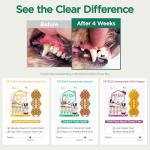 DR.PETRA PETZZLE Honeycomb Dental Plus Dog Dental Chews, Treats, Dog Teeth Cleaning, Dental Care Snacks - Tartar & Breath Care Formula (Manuka Honey Flavor), 14 Treats (4.45 oz.)