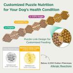 DR.PETRA PETZZLE Honeycomb Dental Plus Dog Dental Chews, Treats, Dog Teeth Cleaning, Dental Care Snacks - Tartar & Breath Care Formula (Manuka Honey Flavor), 14 Treats (4.45 oz.)