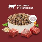 Nutrish Rachael Ray Adult Dry Dog Food Real Beef, Pea & Brown Rice Recipe, 5 lb. Bag