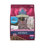Blue Buffalo Wilderness Natural High Protein, Grain Free Dry Food for Adult Cats, Salmon, 11-lb Bag