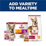 Hill's Science Diet Adult 1-6, Adult 1-6 Premium Nutrition, Wet Dog Food, Chicken & Barley Loaf, 13 oz Can, Case of 12