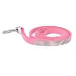 ETOPARS Microfiber Pet Dog Collar Leashes Set, Reflective Dog Collar, Double-Layer Soft Leather Pet Leash, Cat Dog Collar Leash Set, Pet Collar Leash for Small & Medium Dogs