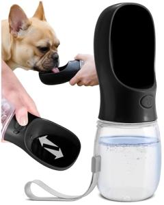 MalsiPree Portable Dog Water Bottle with Bowl