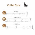 Dog Collar and Leash Set,Leather Silicone Waterproof Odor-Proof Dog Collar and Leash for Small Dogs, Soft Flexible Dog Collars, Durable Thick Adjustable Pet Collar (Green, Small (11-15.5" Neck))