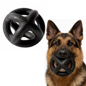 Monster K9 Indestructible Ring Ball - Lifetime Replacement - Medium & Large Breeds - Ultra Durable Dog Toy for Aggressive Chewers - Chew, Tug, & Fetch - 5.5"