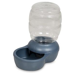 Petmate Replendish Gravity Waterer Cat and Dog Water Dispenser 0.5 GAL, Blue, Made in USA