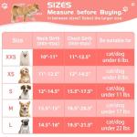 HIHANHAN Soft Mesh Dog Harness and Leash Set, No Pull Puppy Harness and Leash Set, Reflective Step in Harness for Small Medium Dogs, Easy Walk Escape Proof Vest Harnesses (Pink, S)