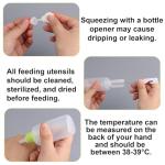 Kitten Bottle Feeding Kit, Professional Kitten Nursing Bottle with Nipple & Cleaning Brush Newborn Pet Feeding Supplies for Baby Cat Puppies Rabbits & Small Animals