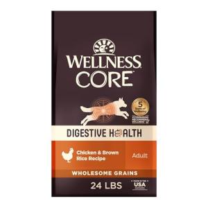 Wellness CORE Chicken & Brown Rice Dog Food 24lb