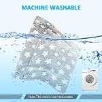 Kigmmro Dog Bed Mat, Reversible Dog Crate Pad for Medium Small Dogs, Portable and Soft Pet Bed Mat, Machine Washable Pet Bed Pad for 24-inch Kennel