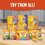 Meow Mix Tender Centers Salmon & White Meat Chicken Flavors Cat Food, 3 Pound (Pack of 4), Crunchy Outside Meaty Inside
