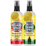 Bodhi Dog Not Here! Spray & Potty Training Spray - Dog Training Corrector for Indoor/Outdoor Use - Stops Urination & Marking - Housebreaking Solution Bundle for Dogs & Puppies (8 Fl Oz)