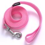 Siumouhoi 6 FT Puppy Leashes, Strong Traditional Style Leash with Easy to Use Collar Hook,Dog Lead Great for Small and Medium and Large Dog (Pink, 5/8 in x 6 ft)