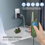 Heaflex Dog Training Collar with Remote, 2600FT Range,4 Training Modes Beep, Shake, Safe Shock, LED Light,Rechargeable IPX7 Waterproof for All Breeds Sizes, withThree Receiver Collars for 3 Dogs