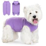 Coppthinktu Dog Surgery Suit Recovery Suit for Dogs Cat After Surgery Female, Dog Onesie Suitical Neuter Puppy Spay Shirts, Post-Op Bodysuit Pajamas Anti Licking Abdominal Wounds Cone Alternative