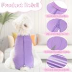 Coppthinktu Dog Surgery Suit Recovery Suit for Dogs Cat After Surgery Female, Dog Onesie Suitical Neuter Puppy Spay Shirts, Post-Op Bodysuit Pajamas Anti Licking Abdominal Wounds Cone Alternative