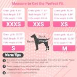 SIMCAPY Dog Dress, Fashion Puppy Tutu Princess Dresses for Small Dogs Girl, Sweet Skirt with Dog Bowknot Clips, Spring Dog Cat Clothes Pet Apparel (Pink Floral Dress, XXX-Small)
