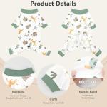 Glittme 4 Pack Dog Pajamas for Small Dogs Girl Boy, Soft Stretchy Puppy Onesies Jumpsuit, Breathable Pet Pjs Clothes for Sleeping & Anti-Shedding, Cute Doggy Apparel Vest