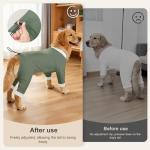 Glittme 4 Pack Dog Pajamas for Small Dogs Girl Boy, Soft Stretchy Puppy Onesies Jumpsuit, Breathable Pet Pjs Clothes for Sleeping & Anti-Shedding, Cute Doggy Apparel Vest