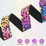 DILLYBUD Dog Collar and Leash Set for Small Dogs, Adjustable Soft Puppy Collar with Quick Release Buckle, 5FT Heavy Duty Nylon Matching Leash for Boy Girl Chihuahua, Yorki, Bulldog, Leopard XS