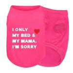 Stylish Cotton Dog Shirt with Print, Soft & Breathable, All-Season Comfort, Fits Most Breeds - Perfect Pet Apparel for Small, Medium, Large Dogs.Rosered&m