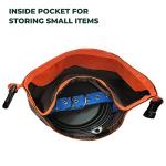 FXW Dog Food Travel Bag，Large Capacity for Travel Kibble Storage Perfect for RV Road Trips, Camping, Longterm Dog Boarding Gear Accessories Gray, 21 Cups