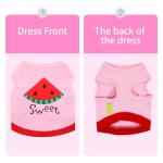 4 Pack Small Dog Clothes Pet T Shirts for Girls Female Sleeveless Spring Summer Puppy Cat Apparel Vest Tops for Chihuahua Yorkie Shih Tzu, XS