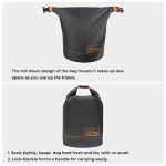 FXW Dog Food Travel Bag，Large Capacity for Travel Kibble Storage Perfect for RV Road Trips, Camping, Longterm Dog Boarding Gear Accessories Gray, 21 Cups