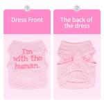 4 Pack Small Dog Clothes Pet T Shirts for Girls Female Sleeveless Spring Summer Puppy Cat Apparel Vest Tops for Chihuahua Yorkie Shih Tzu, XS