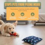 NOPEE Dog Marking Prevention Product – Dog Pee Deterrent Indoor – Dog & Puppy Potty Training Aids– Long-Lasting Dog Pee Stopper Bag, Pet & Child Safe, No Sprays, 6 Months Protection - Blue Bone Paws