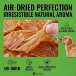 Sensrit Dried Chicken Slices for Dogs - 100% Pure Chicken Breast, Single Ingredient Protein Treats - Freeze-Dried Style, Healthy Training Rewards for All Breeds, High Value