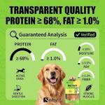 Sensrit Dried Chicken Slices for Dogs - 100% Pure Chicken Breast, Single Ingredient Protein Treats - Freeze-Dried Style, Healthy Training Rewards for All Breeds, High Value