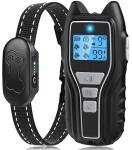 Dog Shock Collar with Remote Control - Rechargeable Dog Training Collar, IPX7 Waterproof E Collar for Dogs with 4 Safe Modes Flashlight Beep Vibration Shock Ideal for All Dog Sizes (8-150lbs)
