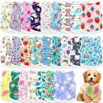 Paterr 25 Pcs Dog Shirts Printed Puppy Clothes Breathable Cartoon T Shirt for Dog Soft Puppy Clothing Lovely Pet Shirts Outfits for Pet Dogs Cats Summer Party Holiday, 25 Styles (Size: S)