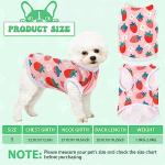 Paterr 25 Pcs Dog Shirts Printed Puppy Clothes Breathable Cartoon T Shirt for Dog Soft Puppy Clothing Lovely Pet Shirts Outfits for Pet Dogs Cats Summer Party Holiday, 25 Styles (Size: S)
