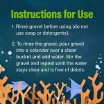 GloFish Aquarium Gravel 5 Pounds, Pearlescent, Complements Tanks and Décor (AQ-78484)