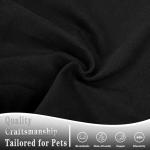 Comfortable Polyester-Cotton Dog Shirt –with 'They NOT Like US', Perfect for Small & Medium Dogs, Soft & Stylish Pet Apparel for Everyday Wear. Black M