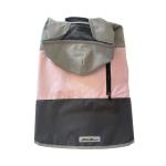 Eddie Bauer E24232S Ravenna Colorblocked Dog Windbreaker Jacket in Small, Grey and Pink