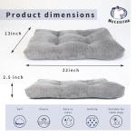 Dog Bed for Small Dogs Washable Dog Crate Bed for Dog Cages 22 inch Small Dog Bed Anti-Slip Waterproof Mute Base Warming Cozy Soft Pet Pupp, Dog Pillows for Small Dogs Tire Printing Dark Grey