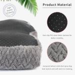 Dog Bed for Small Dogs Washable Dog Crate Bed for Dog Cages 22 inch Small Dog Bed Anti-Slip Waterproof Mute Base Warming Cozy Soft Pet Pupp, Dog Pillows for Small Dogs Tire Printing Dark Grey