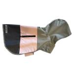 Eddie Bauer E24232S Ravenna Colorblocked Dog Windbreaker Jacket in Small, Grey and Pink