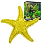 Tank Pals: Sandy The Bio-Support Starfish - 1 Pack, Yellow- Promotes A Healthy Balanced Aquarium Ecosystem, Probiotic Growth, Tank Environment Control