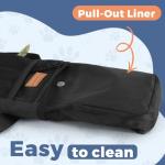 PawistaPal Dog Treat Pouch for Pet Training, One-Hand Magnetic Closure, Hands-Free Treat Bag with Silicone Liner, No Mess No Smell