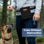 PawistaPal Dog Treat Pouch for Pet Training, One-Hand Magnetic Closure, Hands-Free Treat Bag with Silicone Liner, No Mess No Smell