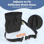 PawistaPal Dog Treat Pouch for Pet Training, One-Hand Magnetic Closure, Hands-Free Treat Bag with Silicone Liner, No Mess No Smell