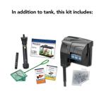 Aqueon Aquarium Fish Tank Starter Kit with LED Lighting 10 Gallon Fish Tank