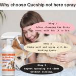 Qucship 16oz Effective Dog Stay Away Spray for Training – Psafe Pet Training Aid to Stop Inappropriate Peeing - Stop Dog Urinating in House with No More Peeing in House